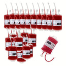 Empty Blood Bags Drinks for Halloween Zombie Vampire Costume Props Nurse Graduation Theme Party Favors Drink Pouches 10/20 PCS