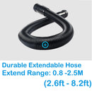 2800W Dog Blow Dryer Adjustable Speed Temperature Control with 3 Nozzles, Extendable Hose for Pet Hair Grooming, Vehicle Dryer