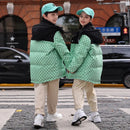 OASHTH Children down jacket winter new boys and girls thick long warm coat windproof waterproof clothes