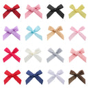 50Pcs/Lot 3.5*4cm Colourful Ribbon Bows Polyester Handmade Satin Bow DIY Sewing Crafts Decoration Gift Bouquets Party 2030