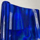Holographic Laser Blue Chrome Vinyl Sheet Car Wrap Film Self Adhesive Sticker DIY Car Wrapping Foil with Air Release