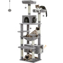 The Savannah | Multi-Level Cat Tree Tower with Scratching Posts & Condo