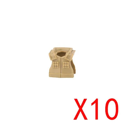 WW2 Military Building Blocks Mini Bricks Solider Figures Gifts Weapon Equipment Accessories USA Greman Vests Armor Toys For Kids