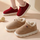 Warm Furry House Slippers Women Men Winter New Fashion Comfort Plush Slippers Home Indoor Outdoor Soft Thick Sole Cotton Shoes