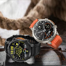 2026 GPS Smartwatch for Men 1.7 HD Screen Military Smart Watch Flashlight IP68 Waterproof 100 Sport Modes 720mAh Large Battery