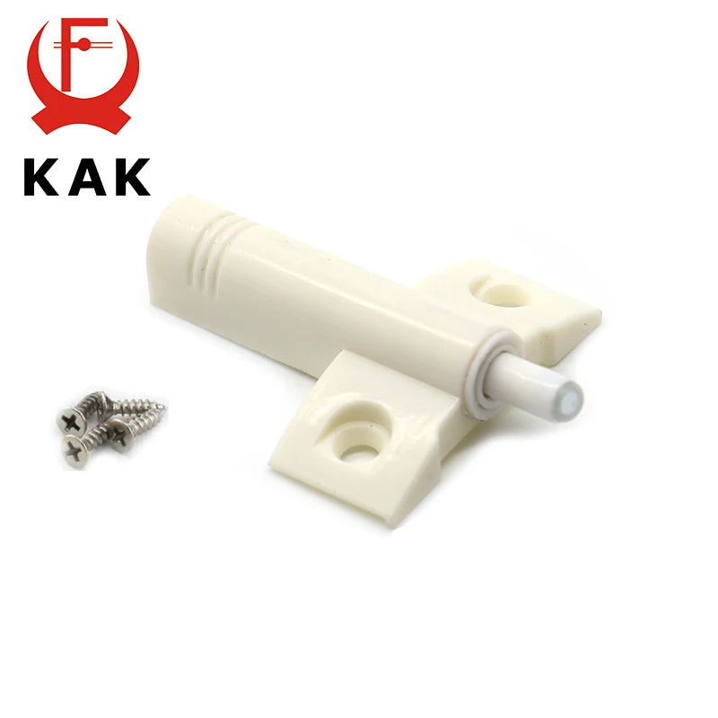 KAK High Quality 10Set/Lot Gray White Kitchen Cabinet Door Stop Drawer Soft Quiet Close Closer Damper Buffers With Screws