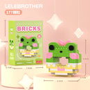 Cartoon Building Block Donut Series Cute Animal Micro-Particle Children's Educational Assembly Toys Children's Day Gift