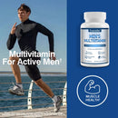Men's Multivitamin Supplement - Contains Vitamin C D3 B12 Minerals, Probiotics for Muscle, Immune Health, Antioxidants