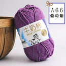 2Pcs Milk Cotton Knitting Yarn Soft Warm Yarn for Hand Knitting Worsted Crochet Threads Wool Line for Handmade