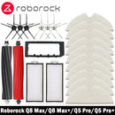 Roborock Q8 Max, Q8 Max+, Q5 Pro, Q5 Pro+ Robot Vacuum Cleaner Accessories Main Brush cover Hepa Filter Mop Pad Spare Parts