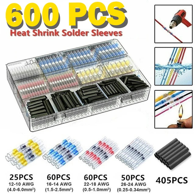 Wire Connector Electrical Connectors Solder Stick Wire Connector Solder Heat Shrink Waterproof Crimp Cable Terminals for Cable