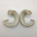 White Simulation Goat DIY Headband Sheep Horn Artificial Plastic Gothic Craft Head Wear Decoration  Birthday Cosplay  Christmas
