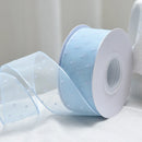 10Yards 4CM Polka Dots Organza Gauze Packaging Ribbon Tape Flower Gift Box Wrap Bow DIY Wedding Christmas Party Decoration