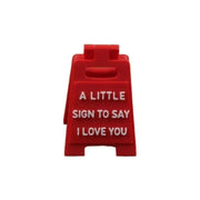 The Confession | 3D Acrylic 'I Love You' Desktop Sign for Romantic Gifting