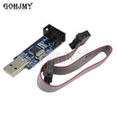51 microcontroller download cable 51AVR USBasp downloader USB ISP programming burner without casing