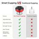 Intelligent Vacuum Cupping Massager 12 Gear Heating Body Gua Sha Back Neck Arm Cupping Massager LCD Display USB Charging