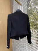 Fashion Simple Casual Long Sleeve Female Jackets Suit Collar Blazers Short Tops 2023 Autumn Korean Chic Elegant Women Coats