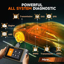 FOXWELL NT726 OBD2 Scanner All System Scan Code Reader 12 Reset Service DPF TPMS SAS OBD 2 Car Diagnostic Scan Tool Free Upgrade