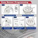 4PC Autel MX Sensor 315 433MHZ 2In1 TPMS Tire Repair Tool Auto Accessory Tyre Pressure Monitor Pad Programmer For TS501 TS508WF