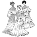 2022 New 10x10 Retro Easter Clear Stamps Girls Stamps Tie Child Bunny Lady Card Crafts No Metal Cutting Dies Scrapbooking