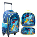 Boy Girl's School Backpack Boy Waterproof Resistant Bag With Lunch Bag and Kit2024 Case