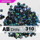 New Arrivals Single Color AB Square Diamond Beads for DIY Diamond Paintings  Resin AB Drills 2.5mm AB Drills 1000/2000Pcs