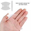 SEAMETAL 8PCS Universal Auto Türgriffschale Kratzschutzaufkleber Transparenter Autogriff Antikollisionsschutzstreifen