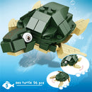 Knew Built Lantern fish So On Marine Animal Series Building Blocks Toys - Perfect for Kids,Gift Educational Ocean World Toy Set