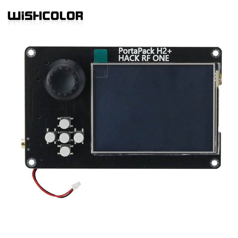 Wishcolor PortaPack H2 3.2" Touch Screen 0.5PPM TCXO Clock For HackRF One SDR Transceiver With battery
