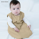 Baby Sleeping Bag Newborn Swaddle Sleeveless Sleep Sack Summer Thin Premium Muslin Cotton Soft 2-Ways Zipper Easy Diaper Changes