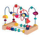 Montessori Babyspielzeug Holz-Achterbahn Perlenlabyrinth Kleinkind Lernspielzeug Pädagogisches Puzzle Mathe-Spielzeug für Kinder 1 2 3 Jahre