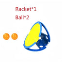 Outdoor Parent-Child Throwing & Catching Ball Game Set - Sports Fitness Hand Grip Ball Racket for Adults & Kids - Fun Toy Gift f