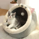 Cute And Soft Cat House Super Cat Bed Warm Deep Sleep Comfort  Cat Bed Pets Tent Cozy Cave Nest Small Dog Mat Bag