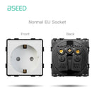 BSEED Zigbee Electric Floor Heating Thermostat LED Sensor Water Gas Boiler Smart Temperature Controller Without Frame Tuya Alexa