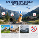 GPS Pet Tracker 4G for Dogs & Cats Built-in SIM with Real-Time Tracking, WiFi Home Positioning, IP67 Waterproof, Plan Required
