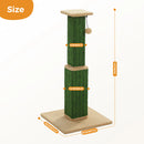 The Tall Timber | 81cm Natural Sisal Cat Scratching Post with Removable Toy