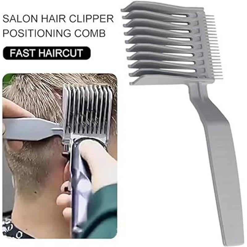 Men's Anti-static Hair Clippers, Flat Hair Combs, Hair Salon, Edge Trimming, Push Cutting, New