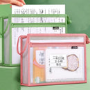 A3/A4 Document Pocket Folders Student Carrying Book Tutorial Classification Data Storage File Bag Operation Filing Products