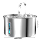 The Stillwater | 2.2L Stainless Steel Cat Drinking Fountain