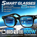 800W Pixel Camera Smart Glasses Video Recording AI Photo Recognition Bluetooth Call Voice Translation Sunglasses For Men Women