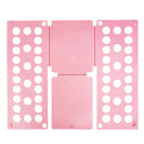 Quick Clothes Plastic Folding Board Household T Shirts Adult Kids Adjustable Cloth Holder Organziers for Home Quick Storage Tool