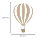 Hot Air Balloon KT Board Blue Pink Hot Air Balloon Cutouts for 1st Birthday party Decoration Girl Wedding Baby Shower Supplies