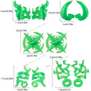 10PCS Special Effects Pieces Arm Fist Wind Lightning Leg Flames Assemble Scene Bricks Weapons Accessories Kids Toys