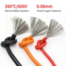 1/5/10m Soft Silicone Cable 26 24 22 20 18 16 14 12 10 8 6 4 2AWG Car Battery Automotive Wiring Heat-resistant Electrical Wires