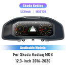 Wowuseful Digitales Armaturenbrett Cluster für VW T6.1 Transporter Crafter Skoda Kodiaq Octavia Superb MK3 Paneel Cockpit