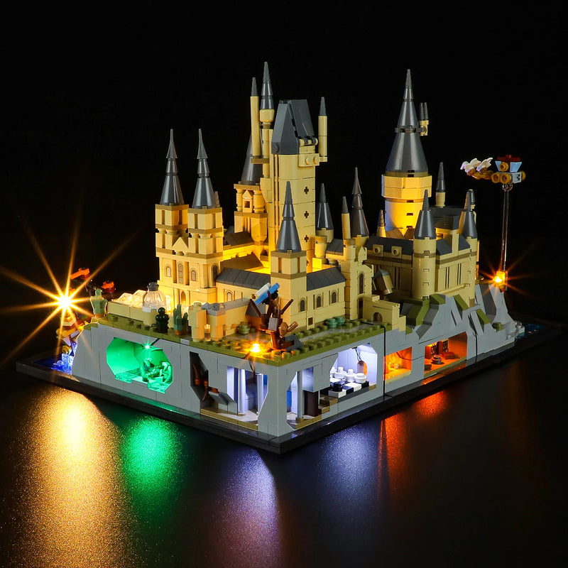 HPROSPER LED Light (No Model) For LEGO 76419 Harry Potter Hogwarts Microscale Castle and Grounds Light Up your Building Blocks