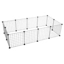 Pet Playpen Small Animal Cage Indoor Portable Metal Wire Yard Fence for Animals Guinea Pigs Rabbits Kennel Crate Fence Tent