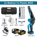 Gisam 8 Inch Brushless Electric Chainsaw Cordless Electric Saw Woodworking Garden Pruning Saw Tool For Makita 18V Battery Pins