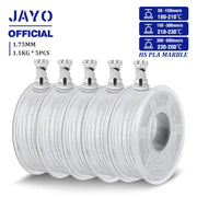 JAYO High-Speed Marble PLA Filament 5 Rollen High-Speed PLA 3D-Drucker-Filament für FDM Marmorähnliche Textur 3D-Druckmaterialien