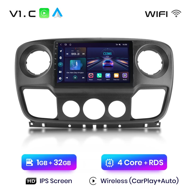 Junsun V1pro Android Auto Radio for Renault Master Nissan NV400 Opel Movan Wireless Carplay 4G Car Multimedia GPS 2din autoradio